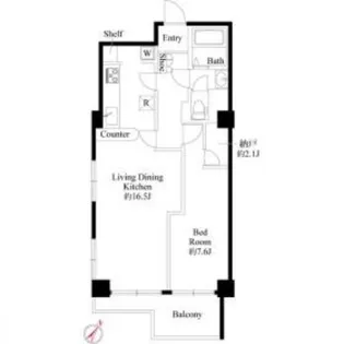 ライオンズマンション南平台の間取り