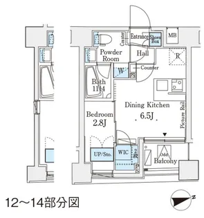 レジデンス文京春日の間取り