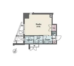 MFPR代々木タワーの間取り