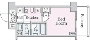 エスティメゾン中野【3階】の間取り