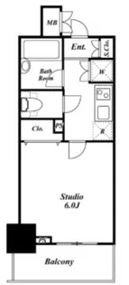 KDXレジデンス神楽坂通の間取り