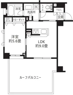 クリオ渋谷ラモードの間取り