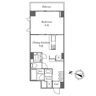 KDXレジデンス恵比寿の間取り