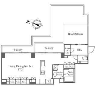 KDXレジデンス恵比寿の間取り