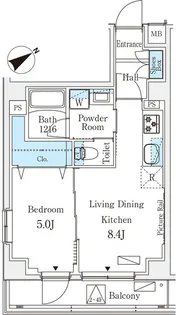 STANDZ高井戸の間取り