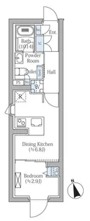 COMPOSITE新宿三丁目の間取り