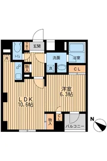 ユニフォート目黒中町の間取り