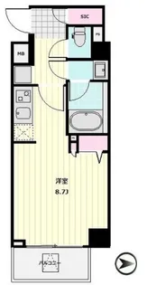ヴィークブライト南麻布の間取り