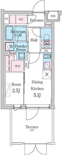 デュオメゾン西新宿【3階】の間取り