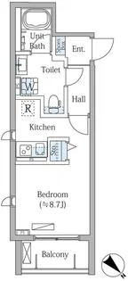 MOCXION渋谷西原【3階】の間取り
