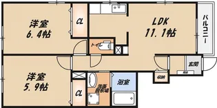 クローバーハウスの間取り