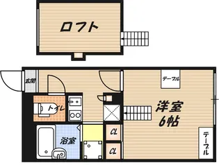 レオパレス滝の華の間取り