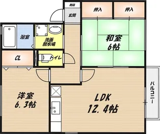 カサブランカ2の間取り