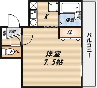 エクセレント高槻の間取り