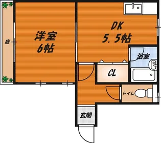 北藤ハイツの間取り