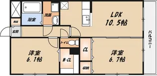 アルコバレーノ【1階】の間取り