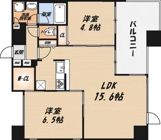 アーバネックス高槻芥川【10階】の間取り