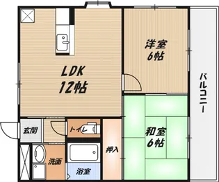 サンライズマンションの間取り