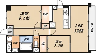 berryblue高槻の間取り