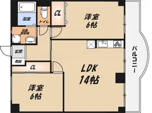 メゾンソレイユの間取り