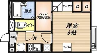 レオパレスパークサイドハイツの間取り