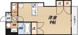 ラ カステル メウ【2階】の間取り