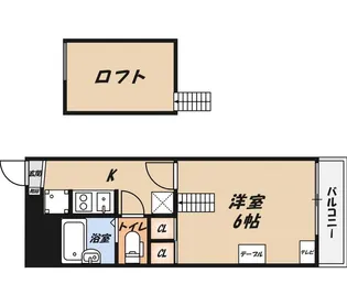 レオパレスKの間取り