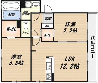 SIRIUSΒ棟の間取り