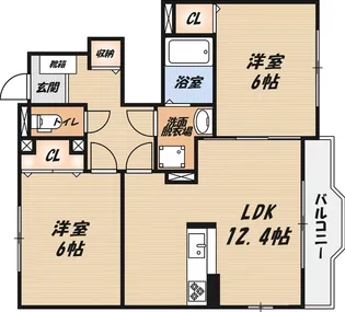 アルドーレ【1階】の間取り