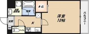 ミリアディたかつき【1階】の間取り