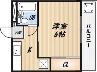 ジョイフルコーポ真上の間取り