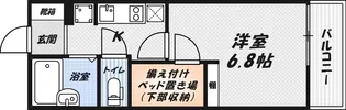 レオパレスセジュール高槻の間取り