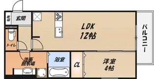 ヴァンクレール古曽部の間取り