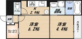 ライル2【2階】の間取り