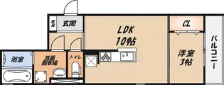 アロッジオヒカリ大手町の間取り