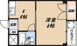 フレンズ高槻【2階】の間取り