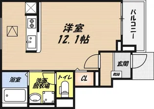 ラパンノアール【1階】の間取り