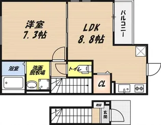 ラパンノアールの間取り