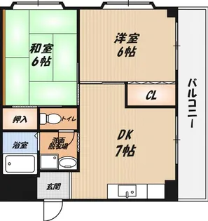 大塚チェリーハイツ12【3階】の間取り