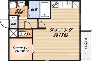 マレット・フィールドB棟【2階】の間取り