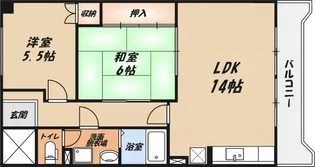 ウエストハイツP1の間取り