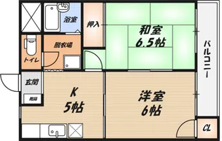 カセイハイツの間取り