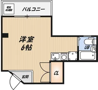 アップルハイツ富田【4階】の間取り