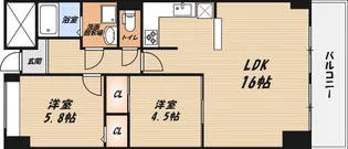 リアライズ高槻の間取り
