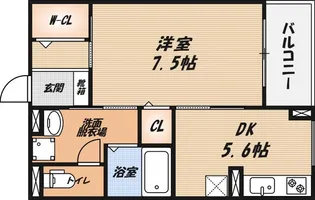 ルノワール【2階】の間取り
