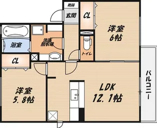 ゴラッソ【1階】の間取り