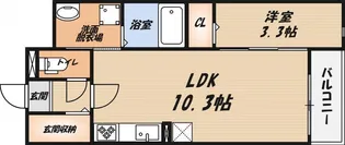 プランドール高槻の間取り