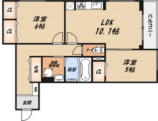 フォレリヴィエールの間取り
