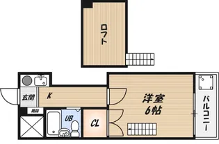 アルデール富田【2階】の間取り