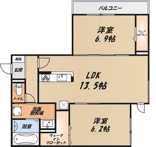 LECIELBLEUの間取り
